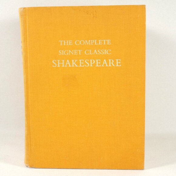 The Complete Signet Classic Shakespeare 1972 Classic Literature Decorative Book - Picture 2 of 10